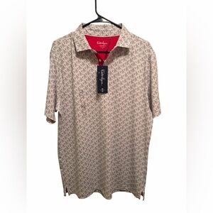 Walter Hagen P11 Printed Polo “Christmas Dog”. Size Medium. New with tags